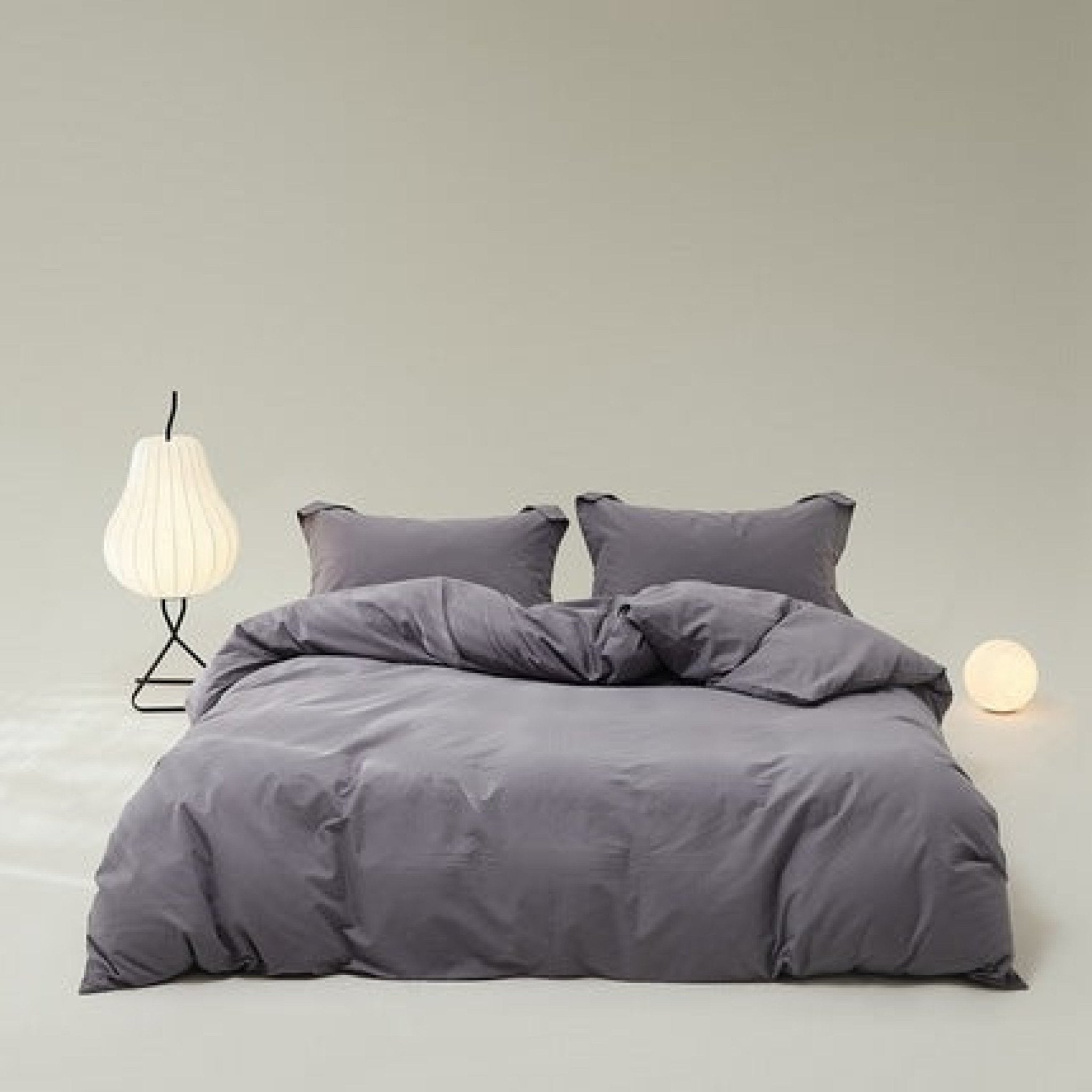 Velvære Luxe Solid Color Cotton Bedding Set (10 Colors)
