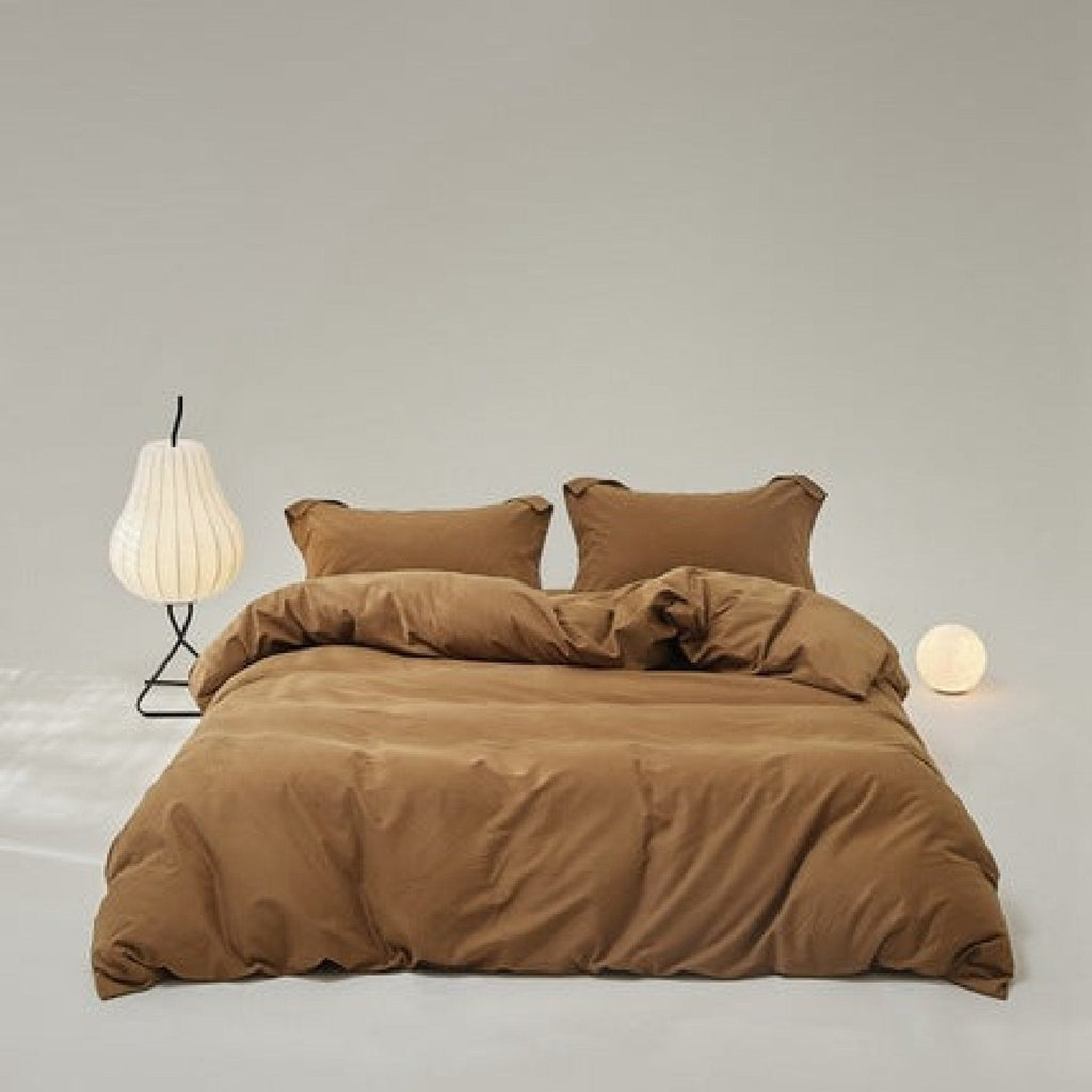 Velvære Luxe Solid Color Cotton Bedding Set / Teal