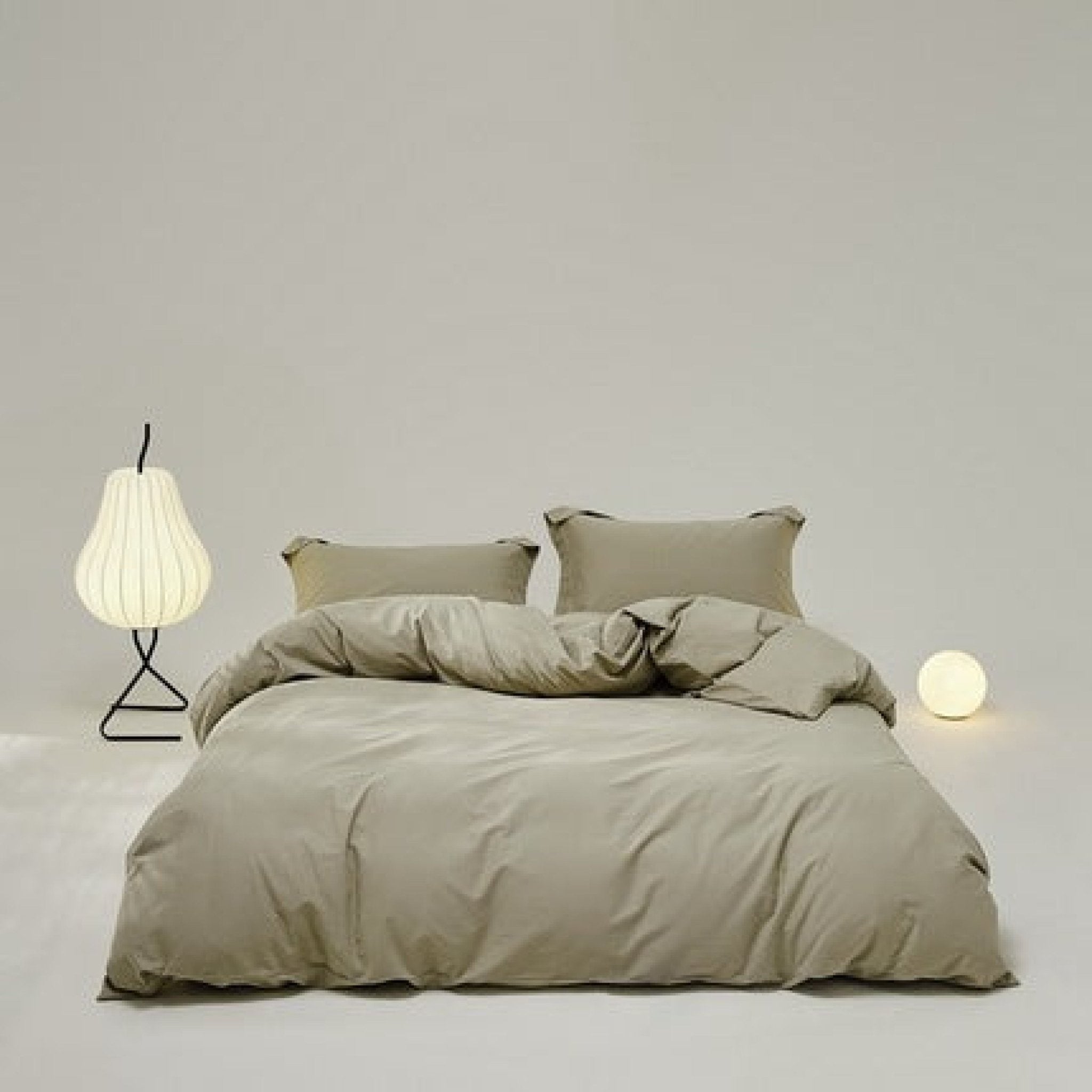 Velvære Luxe Solid Color Cotton Bedding Set / Teal