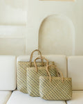 Cove Rattan Beach Tote Bag