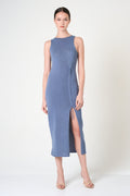 Midi Dress in Denim