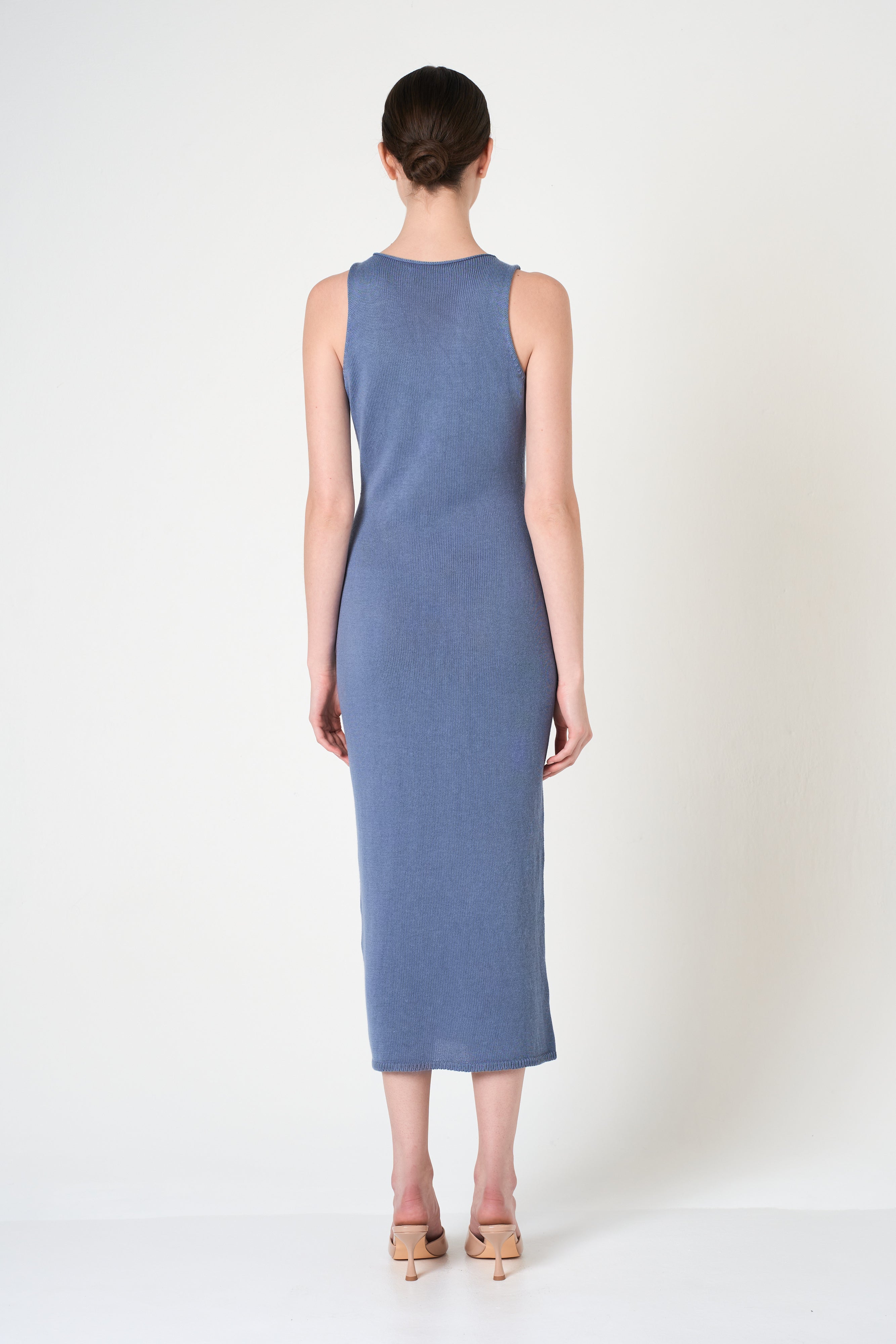 Midi Dress in Denim