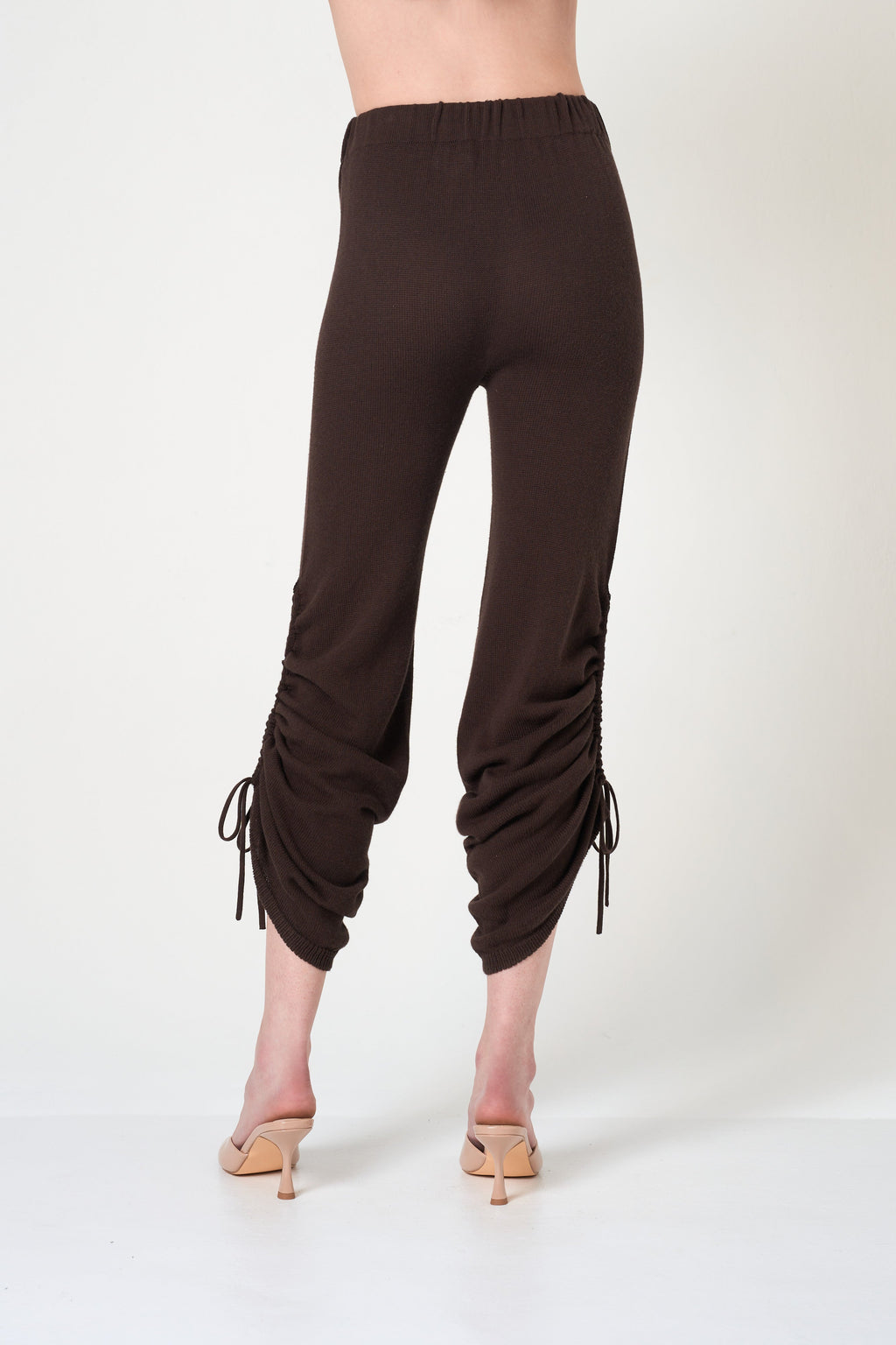 Flared Pants in Brown