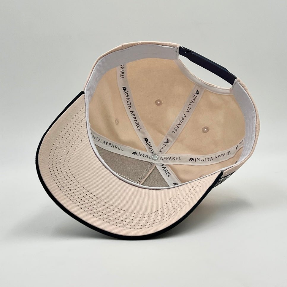 [PRE-ORDER - SHIPS MID-OCTOBER] ‘YHWH’ Structured SnapBack - Cream/Baby Blue