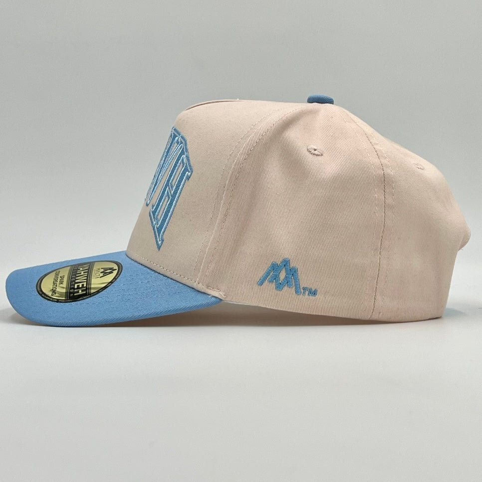 [PRE-ORDER - SHIPS MID-OCTOBER] ‘YHWH’ Structured SnapBack - Cream/Baby Blue